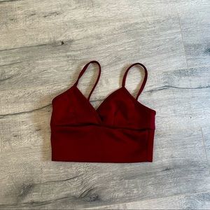 Women’s Maroon Crop Top